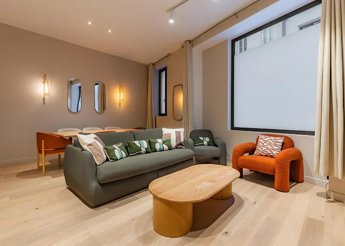 Apartmán Elegant 3-room Air-conditioned In The Heart Of 10 Paříž